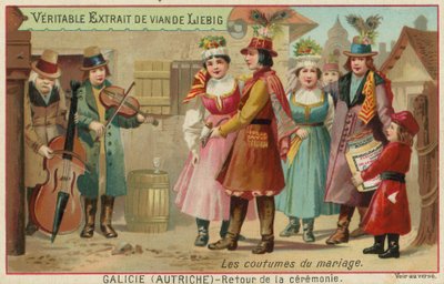 Hochzeitskleidung von Galizien von European School