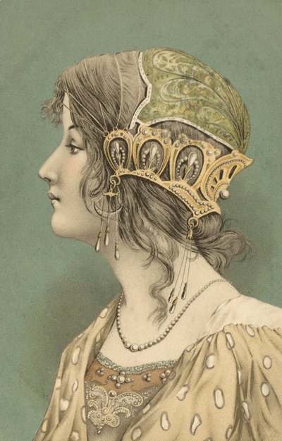 Frau mit Haube von European School