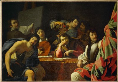 Die Klugheit bringt Frieden und Überfluss von Eustache (studio of) Le Sueur