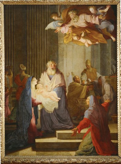Darstellung im Tempel von Eustache Le Sueur
