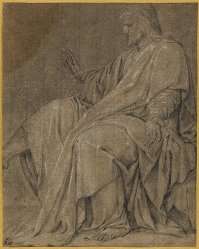 Studie für Saint Louis heilt die Kranken von Eustache Le Sueur
