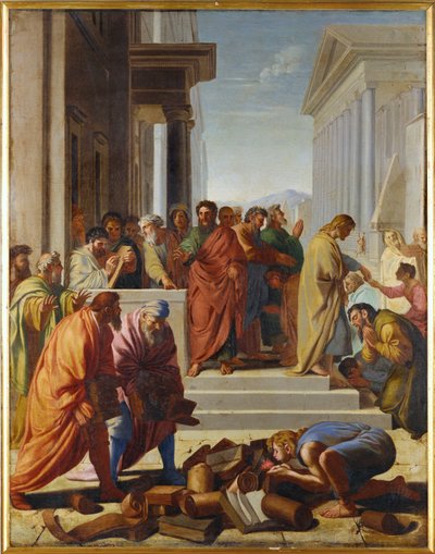 Die Predigt des Heiligen Paulus in Ephesus von Eustache Le Sueur