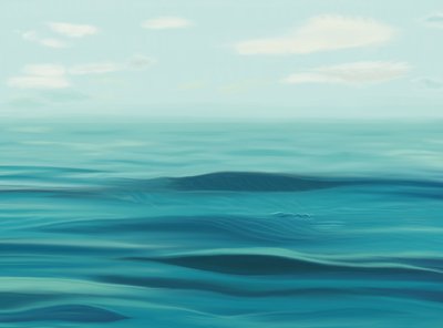Meer, Himmel und Dunst von Evan Sklar