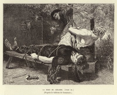 Der Tod von Chram, Sohn von Chlothar I., König der Franken, 561 von Evariste Vital Luminais