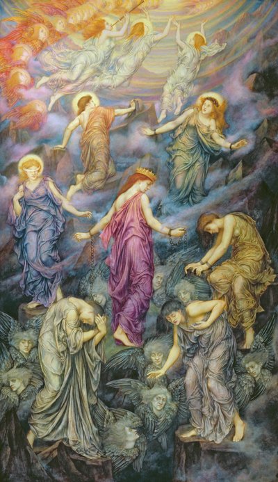 Das Himmelreich leidet Gewalt von Evelyn De Morgan