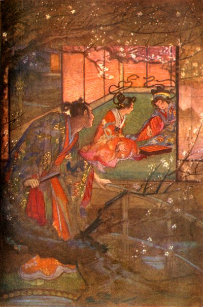 Kato Sayemon in seinem Palast des Shogun Ashikaga von Evelyn Paul