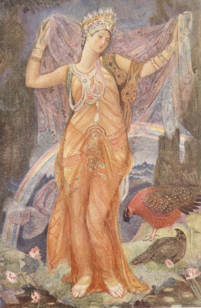 Die Muttergöttin Ishtar, Illustration aus 