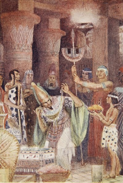 Die Schatzkammer von Rhampsinites, Illustration aus 