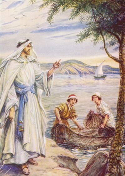 Jesus ruft den Fischer von Evelyn Stuart Hardy