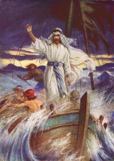 Jesus stillt den Sturm von Evelyn Stuart Hardy