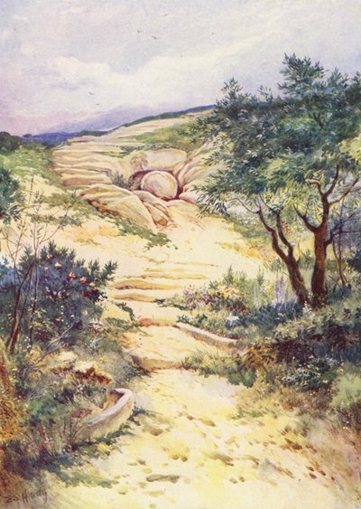 Das Grab im Garten von Evelyn Stuart Hardy