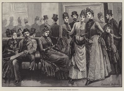 Landverwandte bei der Ausstellung der Royal Academy von Everard Hopkins