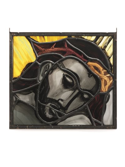 Kopf Christi, Studie für das Eton-Fenster, ca. 1952 von Evie Hone