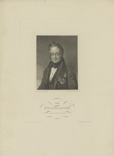 Porträt von Graf Karl Robert Nesselrode 1780-1862, 1832 von F. L. Lehmann