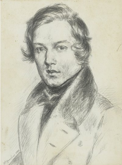 Robert Schumann 1810-1856, 1836 von F. Mannheim