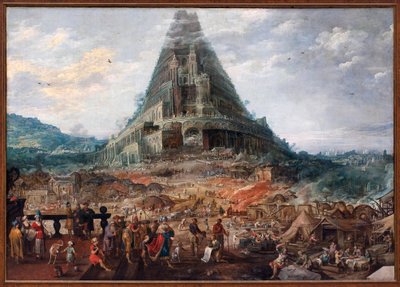 Turmbau zu Babel von F. and Momper J. Francken