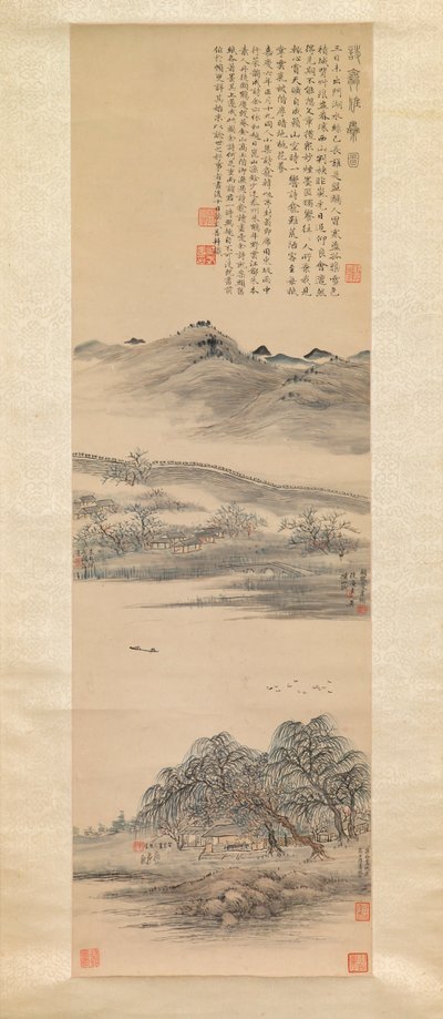 Elegantes Treffen in der Poesie-Nische von Fa Shishan et al., Chinese