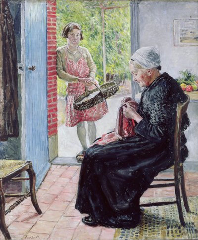 Am Reetdachhaus, 1921 von Fairlie Harmar