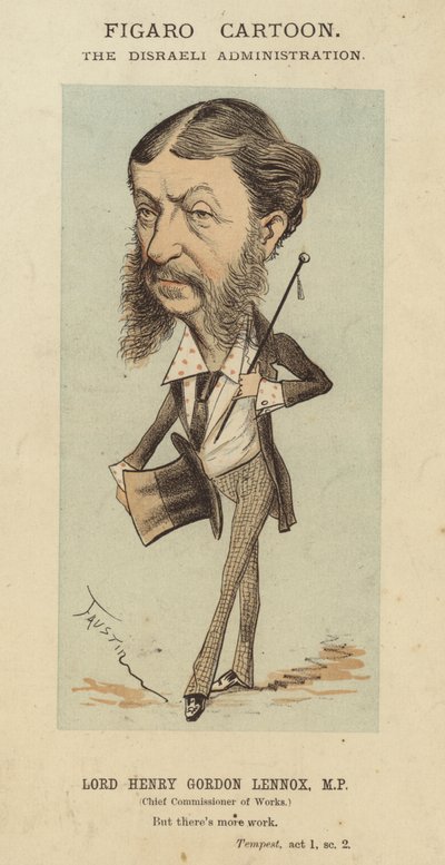 Lord Henry Gordon-Lennox, britischer konservativer Politiker und Regierungsminister in der Verwaltung von Benjamin Disraeli von Faustin (b.1847)