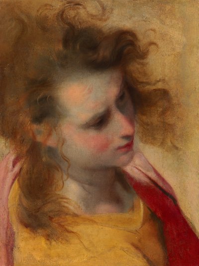 Der Kopf des Heiligen Johannes des Evangelisten von Federico Barocci