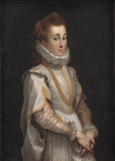Porträt einer jungen Dame, ca. 1600 von Federico Fiori Barocci or Baroccio