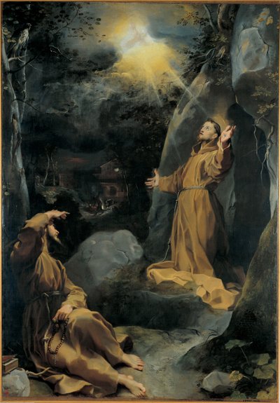 Heiliger Franz von Assisi empfängt Stigmata von Federico Fiori Barocci or Baroccio