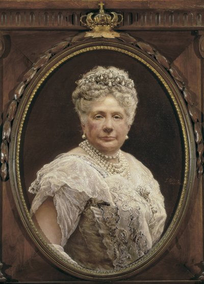 Porträt von Isabella von Bourbon, Infantin von Spanien, Tochter von Isabella II. und Schwester von Alfonso XII. von Federico Godoy y Castro