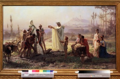 Antikes Griechenland: Zeremonie zu Ehren des Gottes Hermes von Fedor Andreevich Bronnikov