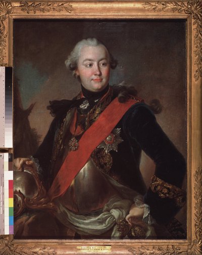 Porträt des Militär- und Politikanführers, Favorit der Kaiserin Katharina II., Graf Grigori Orlow von Fedor Stepanovich Rokotov