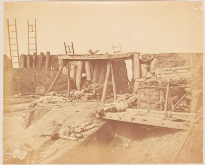 Innenansicht des Taku-Forts von Felice (1825-c.1908) Beato