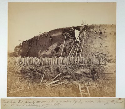 Nord-Taku-Fort, 21. August 1860 von Felice Beato