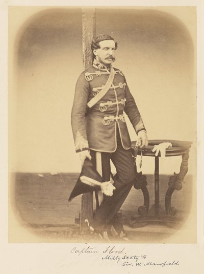 Kapitän Flood, Militärsekretär von Sir W. Mansfield von Felice Beato