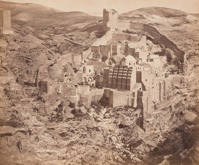 Kloster von Mar Saba von Felice Beato