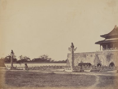 Eingang zum Winterpalast, Peking, 29. Oktober 1860 von Felice Beato