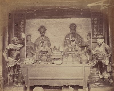 Hauptquartierhaus, Erste Division, Pehtang, China von Felice Beato