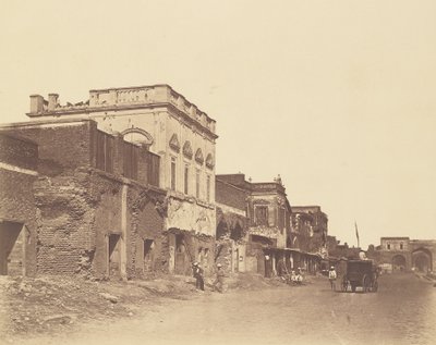 Haus, in dem der König im Palast eingesperrt war von Felice Beato