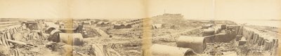 Inneres des Nordforts Taku nach seiner Eroberung am 21. August 1860 von Felice Beato