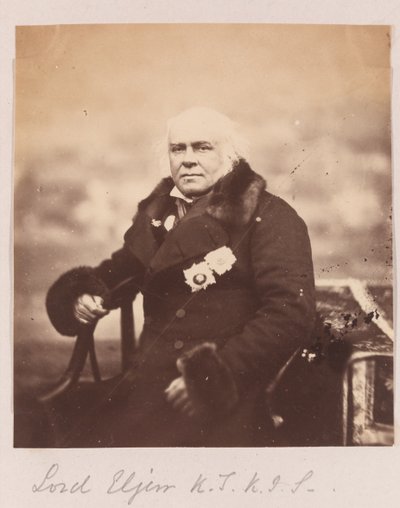 James Bruce, achter Earl of Elgin, 1860 von Felice Beato