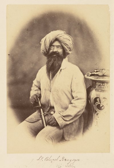 Oberstleutnant Braysyer, 14. Sikhs von Felice Beato