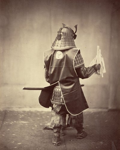 Samurai-Kostüm - Rückansicht von Felice Beato