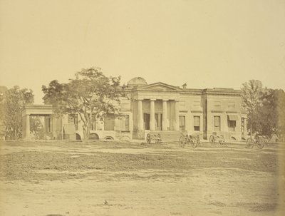 Die Tara Kothee (Sternhaus). Die Sternwarte des Königs. von Felice Beato
