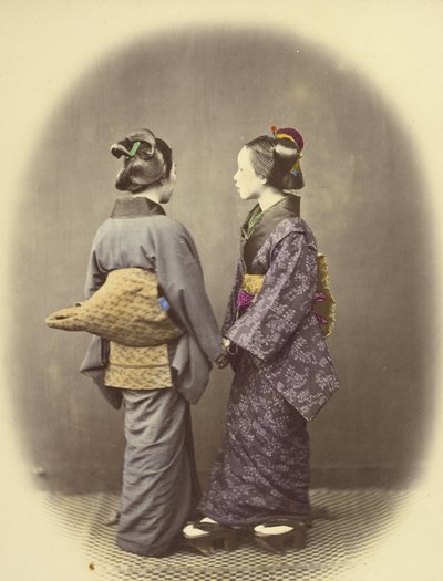 Zwei japanische Frauen von Felice Beato
