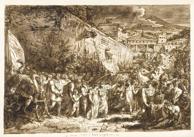 Der Triumph des Paulus Emilius von Felice Giani