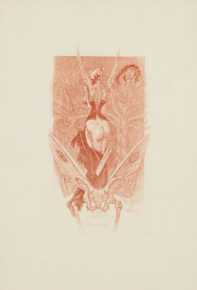 Diaboli Virtus in Lombis von Félicien Rops