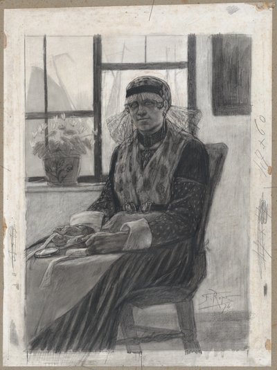 Die Spitzenmacherin von Félicien Rops