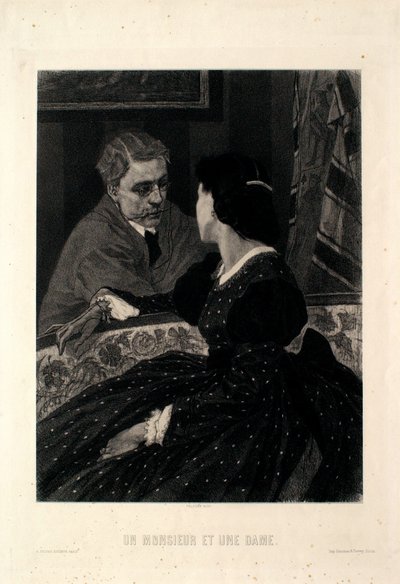 Ein Herr und eine Dame von Félicien Rops