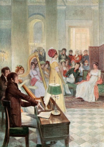 Ein Abend in Malmaison von Felicien baron de Myrbach Rheinfeld