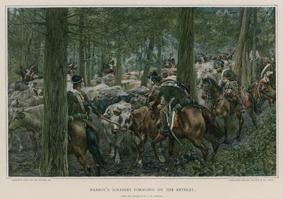 Marbots Soldaten auf dem Rückzug von Felicien baron de Myrbach Rheinfeld