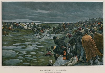 Der Übergang der Beresina von Felicien baron de Myrbach Rheinfeld
