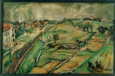 Landschaft in Unter-St von Felix Albrecht Harta